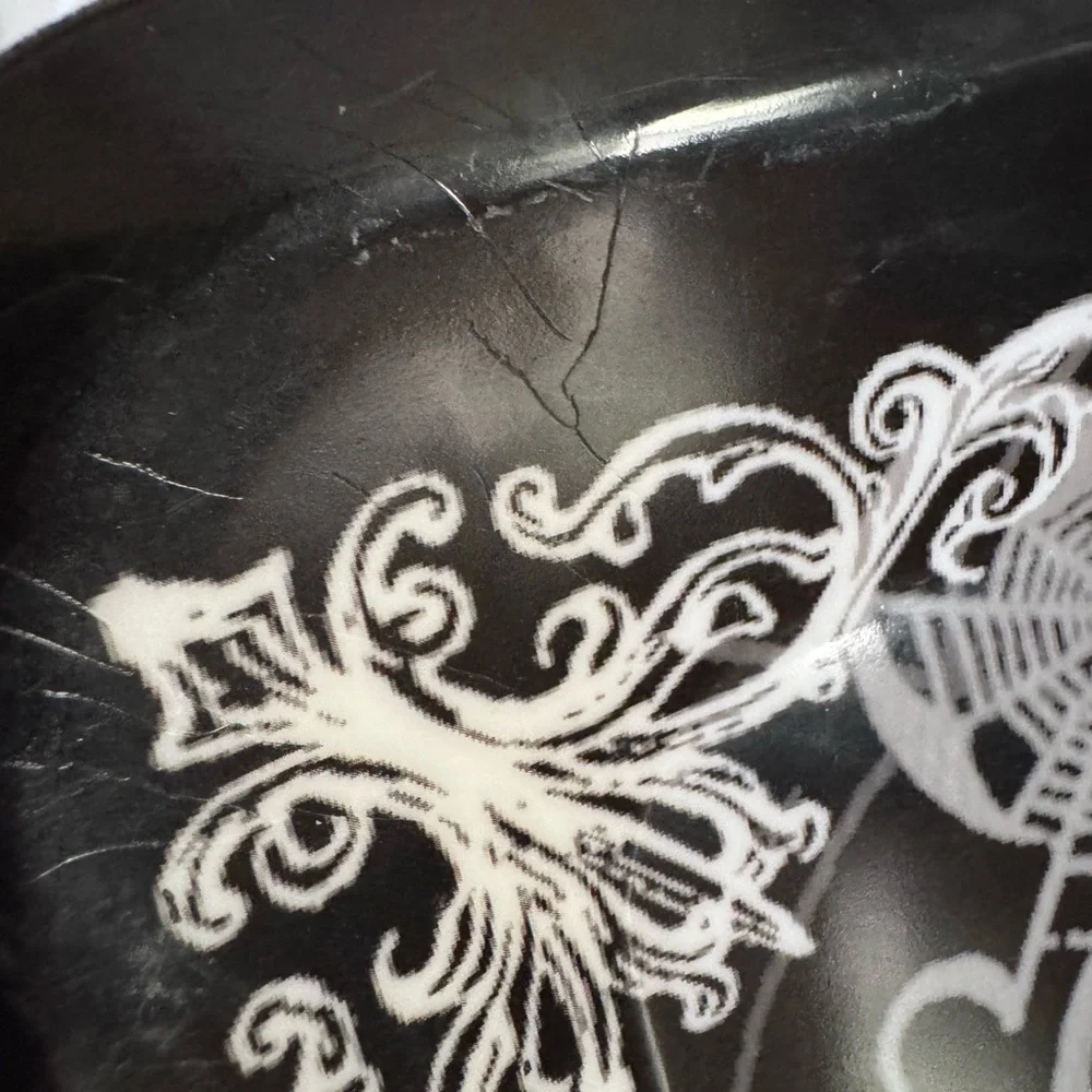Amscan Halloween Skull Plastic‎ Square Plates